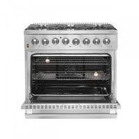 Forno Galiano 5.36 Cu. Ft. Dual Fuel Range - FFSGS6156-36|Cuisinière hybride Forno Galiano de 5,36 pi³ - FFSGS6156-36