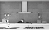 Hauslane 36-Inch Glass Canopy Wall Mount Range Hood - WM-600SS-36|Hotte de cuisinière murale Hauslane de 36 po de style auvent en verre - WM-600SS-36