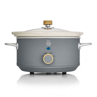 Salton Swan Nordic 3.5 L Slow Cooker - SF17021GRYN|Mijoteuse Swan de 3,5 l de style nordique - SF17021GRYN