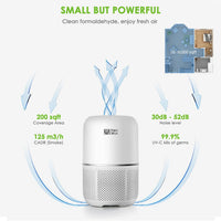 Ultima Cosa Aria Fresca 200 Air Purifier With UV-C - UC-AP001|Purificateur d’air par rayonnement UV-C Aria Fresca 200 de Ultima Cosa - UC-AP001