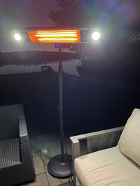 Energ+ Infrared Electric LED Patio Heater - HEA-218CSLR|Radiateur de terrasse électrique à DEL et à infrarouge Energ+ - HEA-218CSLR