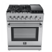 Forno Lazio 4.32 Cu. Ft. Dual Fuel Range - FFSGS6196-30|Cuisinière hybride Forno Lazio de 4,32 pi³ - FFSGS6196-30