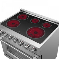 Forno Massimo 5.36 Cu. Ft. Electric Range - FFSEL6020-36|Cuisinière électrique Forno Massimo de 5,36 pi3 - FFSEL6020-36