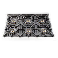 Forno Capriasca 5.36 Cu. Ft. Gas Range - FFSGS6260-36|Cuisinière à gaz Forno Capriasca de 5,36 pi³ - FFSGS6260-36
