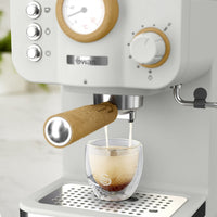 Salton Swan Nordic Pump Espresso Machine - SK22111WHTN|Machine à espresso Swan à pompe de style nordique - SK22111WHTN