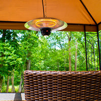 Energ+ Infrared Electric LED Hanging Patio Heater - HEA-21522 SILVER|Radiateur de terrasse suspendu électrique à DEL et à infrarouge Energ+ - HEA-21522 SILVER