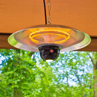 Energ+ Infrared Electric LED Hanging Patio Heater - HEA-21522 SILVER|Radiateur de terrasse suspendu électrique à DEL et à infrarouge Energ+ - HEA-21522 SILVER