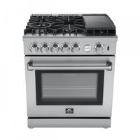 Forno Lazio 4.32 Cu. Ft. Gas Range - FFSGS6276-30|Cuisinière à gaz Forno Lazio de 4,32 pi³ - FFSGS6276-30