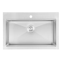 Ancona 30" Dual Mount Workstation Kitchen Sink - AN-33105