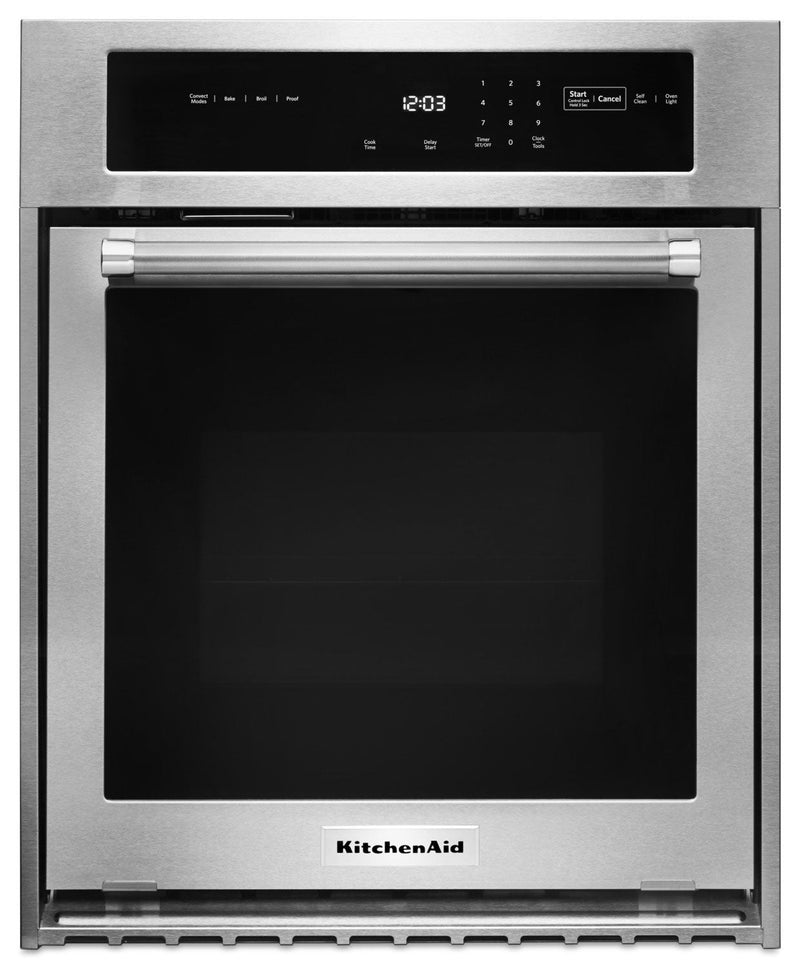 KitchenAid 3.1 Cu. Ft. Single Wall Oven – KOSC504ESS|Four mural simple de 3.1 pi3 KitchenAid – KOSC504ESS|KOSC504S