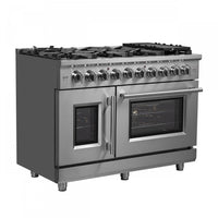 Forno Massimo 6.58 Cu. Ft. French Door Gas Range - FFSGS6439-48|Cuisinière à gaz Forno Massimo de 6,58 pi³ à portes françaises - FFSGS6439-48
