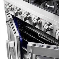 Forno Massimo 5.36 Cu. Ft. French Door Gas Range - FFSGS6439-36|Cuisinière à gaz Forno Massimo de 5,36 pi³ à portes françaises - FFSGS6439-36