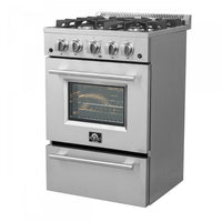 Forno Breno 2.3 Cu. Ft. Gas Range - FFSGS6290-24|Cuisinière à gaz Forno Breno de 2,3 pi³ - FFSGS6290-24