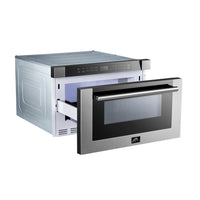 Forno Capoliveri 1.2 Cu. Ft. Microwave Drawer - FMWDR3000-24|Four à micro-ondes tiroir Forno Capoliveri de 1,2 pi³ - FMWDR3000-24