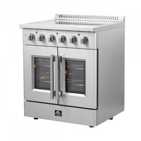 Forno Galiano 4.32 Cu. Ft. French Door Electric Range - FFSEL6917-30|Cuisinière électrique Forno Galiano de 4,32 pi³ à portes françaises - FFSEL6917-30