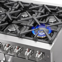 Forno Massimo 5.36 Cu.Ft. French Door Dual Fuel Range - FFSGS6325-36|Cuisinière hybride Forno Massimo de 5,36 pi³ à portes françaises - FFSGS6325-36