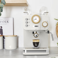 Salton Swan Nordic Pump Espresso Machine - SK22111WHTN|Machine à espresso Swan à pompe de style nordique - SK22111WHTN