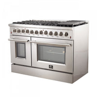 Forno Galiano 6.58 Cu. Ft. Dual Fuel Range - FFSGS6156-48|Cuisinière hybride Forno Galiano de 6,58 pi³ - FFSGS6156-48