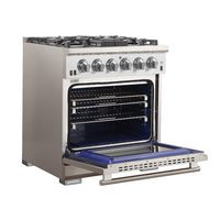 Forno Capriasca 4.32 Cu. Ft. Gas Range - FFSGS6260-30|Cuisinière à gaz Forno Capriasca de 4,32 pi³ - FFSGS6260-30