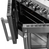 Forno Galiano 4.32 Cu. Ft. French Door Dual Fuel Range - FFSGS6356-30|Cuisinière hybride Forno Galiano de 4,32 pi³ à portes françaises - FFSGS6356-30