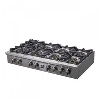 Forno Spezia Alta Qualita 48" Pro Style 8-Burner Gas Cooktop - FCTGS5751-48|Surface de cuisson à gaz de style professionnel Forno Spezia Alta Qualita de 48 po à 8 brûleurs - FCTGS5751-48