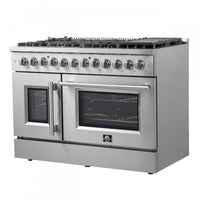 Forno Galiano 6.58 Cu. Ft. French Door Dual Fuel Range - FFSGS6356-48|Cuisinière hybride Forno Galiano de 6,58 pi³ à portes françaises - FFSGS6356-48