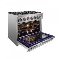 Forno Massimo 5.36 Cu. Ft. Gas Range - FFSGS6239-36|Cuisinière à gaz Forno Massimo de 5,36 pi³ - FFSGS6239-36
