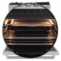 Forno Lazio 4.32 Cu. Ft. Dual Fuel Range - FFSGS6196-30|Cuisinière hybride Forno Lazio de 4,32 pi³ - FFSGS6196-30