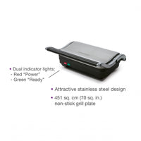 Salton Stainless Steel Sandwich Grill - TSG710|Gril pour sandwichs Salton en acier inoxydable - TSG710