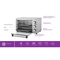 Salton Convection Toaster Oven with Air Fry - TO2044SS|Four grille-pain à convection Salton avec friteuse à air - TO2044SS
