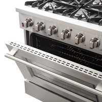 Forno Galiano 5.36 Cu. Ft. Gas Range - FFSGS6244-36|Cuisinière à gaz Forno Galiano de 5,36 pi³ - FFSGS6244-36