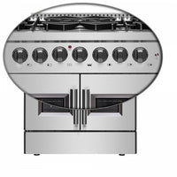Forno Galiano 4.32 Cu. Ft. French Door Dual Fuel Range - FFSGS6356-30|Cuisinière hybride Forno Galiano de 4,32 pi³ à portes françaises - FFSGS6356-30