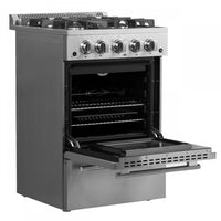 Forno Breno 2.3 Cu. Ft. Gas Range - FFSGS6290-24|Cuisinière à gaz Forno Breno de 2,3 pi³ - FFSGS6290-24