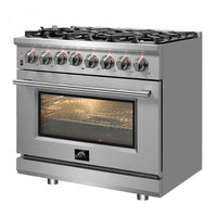 Forno Massimo 5.36 Cu. Ft. Dual Fuel Range - FFSGS6125-36|Cuisinière hybride Forno Massimo de 5,36 pi³ - FFSGS6125-36