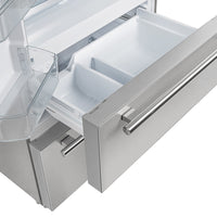 Forno Moena 19.2 Cu. Ft. French Door Refrigerator - FFRBI1820-36SB|Réfrigérateur Forno Moena de 19,2 pi³ à portes françaises - FFRBI1820-36SB