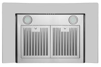 Hauslane 36-Inch Glass Canopy Wall Mount Range Hood - WM-600SS-36|Hotte de cuisinière murale Hauslane de 36 po de style auvent en verre - WM-600SS-36