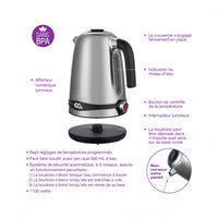Salton 1.7 L Digital Temperature Control Kettle - JK2038|Bouilloire numérique Salton de 1,7 l à température réglable - JK2038