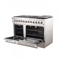 Forno Galiano 6.58 Cu. Ft. Dual Fuel Range - FFSGS6156-48|Cuisinière hybride Forno Galiano de 6,58 pi³ - FFSGS6156-48