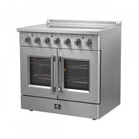Forno Galiano 5.36 Cu. Ft. French Door Electric Range - FFSEL6917-36|Cuisinière électrique Forno Galiano de 5,36 pi³ à portes françaises - FFSEL6917-36