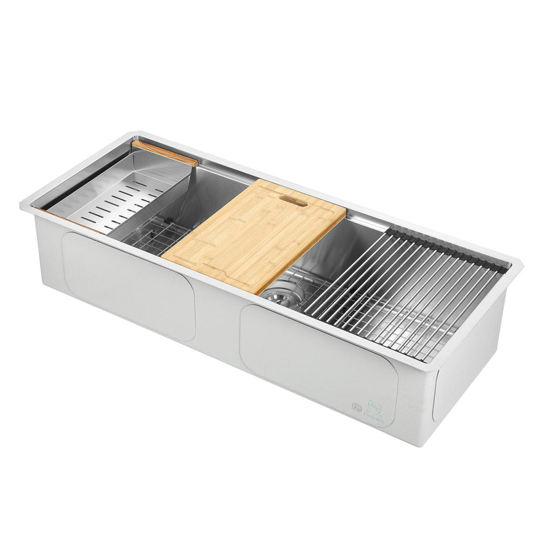 Ancona 45" Undermount Workstation Kitchen Sink - AN-3373