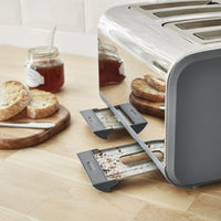 Salton Swan Nordic 4-Slice Toaster - ST14620GRYN|Grille-pain Swan à 4 tranches de style nordique - ST14620GRYN