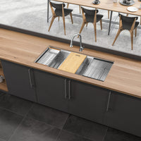 Ancona 45" Undermount Workstation Kitchen Sink - AN-3373