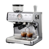 Ultima Cosa Presto Bollente Espresso Machine with Grinder - UC-EM002ECS|Machine à espresso avec moulin à café Presto Bollente de Ultima Cosa - UC-EM002ECS