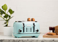 Haden Heritage 4-Slice Toaster - Turquoise|Grille-pain Heritage de Haden à 4 tranches - turquoise