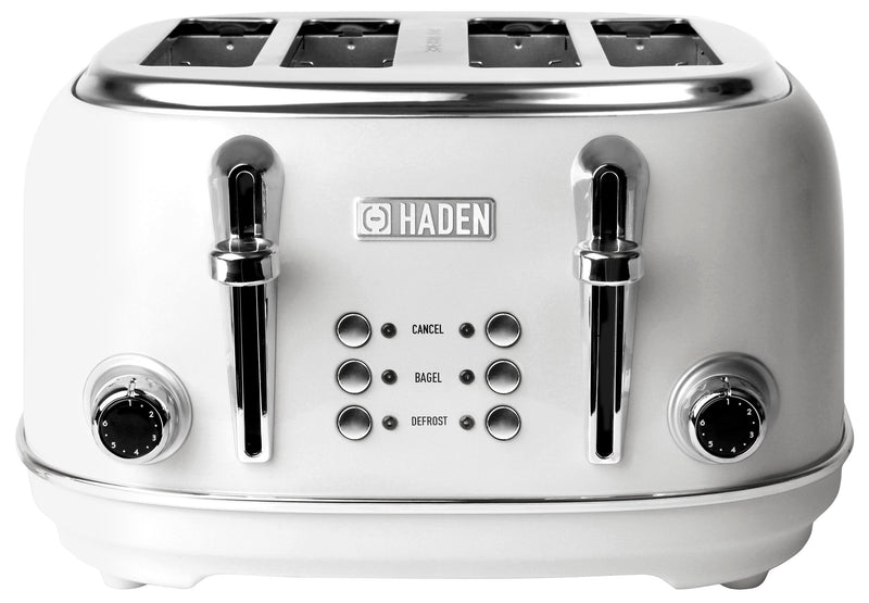 Haden Heritage 4-Slice Toaster - Ivory White|Grille-pain Heritage de Haden à 4 tranches - blanc ivoire