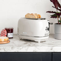 Haden Heritage 2-Slice Toaster - Ivory White|Grille-pain Heritage de Haden à 2 tranches - blanc ivoire