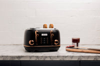 Haden Heritage 4-Slice Toaster - Black Copper|Grille-pain Heritage de Haden à 4 tranches - cuivre noir