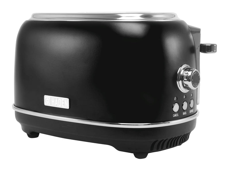 Haden Heritage 2-Slice Toaster - Black Chrome|Grille-pain Heritage de Haden à 2 tranches - chrome noir