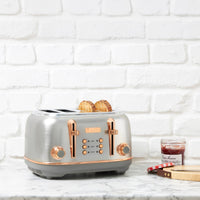 Haden Heritage 4-Slice Toaster - Steel Copper|Grille-pain Heritage de Haden à 4 tranches - cuivre acier