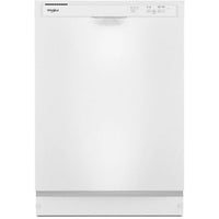 White Whirlpool Built-in Dishwasher - WDF332PAMW | WDF332PW